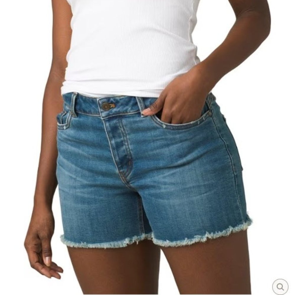 prAna Buxton 4" Short - True Blue, size 14